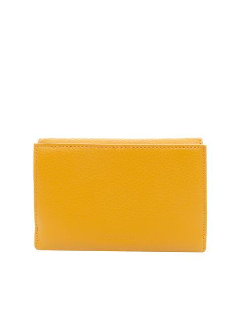 DORA Petit portefeuille en cuir textur&eacute; r&eacute;sine - Portefeuilles Femme