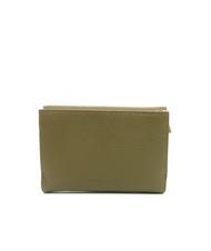 COCCINELLE DORA Petit portefeuille en cuir textur&eacute; Loden - Portefeuilles Femme - 3