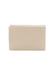 COCCINELLE DORA Petit portefeuille en cuir textur&eacute; rose poudr&eacute; - Portefeuilles Femme - 3