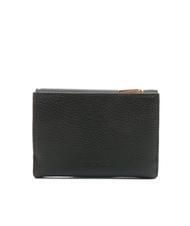 COCCINELLE DORA Petit portefeuille en cuir textur&eacute; Noir - Portefeuilles Femme - 3
