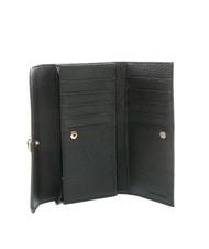 COCCINELLE DORA Portefeuille en cuir grain&eacute; moyen Noir - Portefeuilles Femme - 2