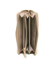 COCCINELLE DORA Grand portefeuille en cuir zipp&eacute; autour rose poudr&eacute; - Portefeuilles Femme - 2