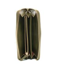 COCCINELLE DORA Grand portefeuille en cuir zipp&eacute; autour Loden - Portefeuilles Femme - 2