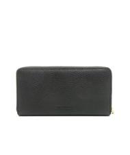 COCCINELLE DORA Grand portefeuille en cuir zipp&eacute; autour Noir - Portefeuilles Femme - 3