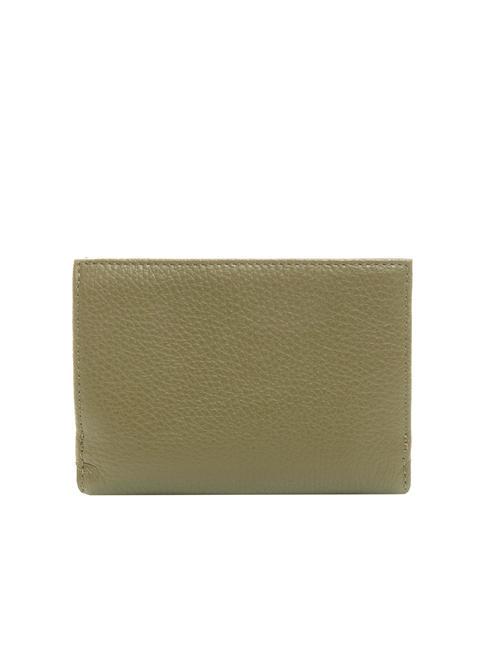 DOT Petit portefeuille en cuir textur&eacute; Loden - Portefeuilles Femme