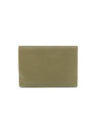 COCCINELLE DOT Petit portefeuille en cuir textur&eacute; Loden - Portefeuilles Femme - 3