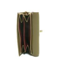 COCCINELLE DOT Petit portefeuille en cuir textur&eacute; Loden - Portefeuilles Femme - 4