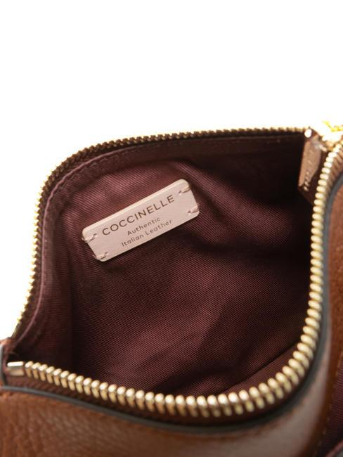 KALI Sac bandouli&egrave;re en cuir avec pochette BRULE - Sacs pour Femme
