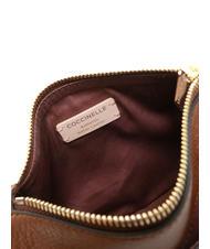 COCCINELLE KALI Sac bandouli&egrave;re en cuir avec pochette BRULE - Sacs pour Femme - 7