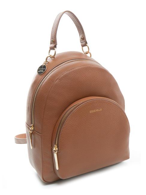 ALPHA Sac &agrave; dos en cuir textur&eacute; BRULE - Sacs pour Femme