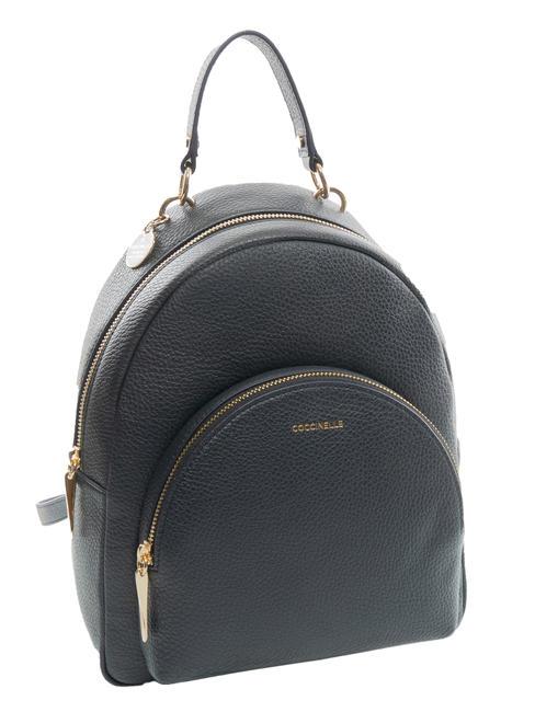 ALPHA Sac &agrave; dos en cuir textur&eacute; dARKBlue - Sacs pour Femme
