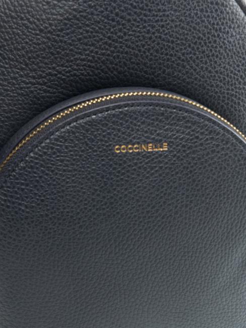 ALPHA Sac &agrave; dos en cuir textur&eacute; dARKBlue - Sacs pour Femme
