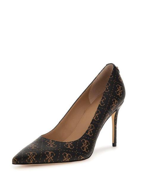RICA 5 Pompes hautes ocre brune - Chaussures Femme