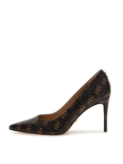 RICA 5 Pompes hautes ocre brune - Chaussures Femme