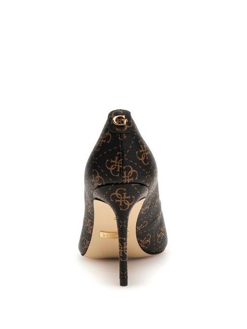 RICA 5 Pompes hautes ocre brune - Chaussures Femme