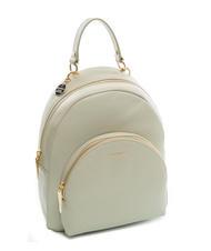 COCCINELLE ALPHA Sac &agrave; dos en cuir textur&eacute; m&ucirc;re - Sacs pour Femme - 2