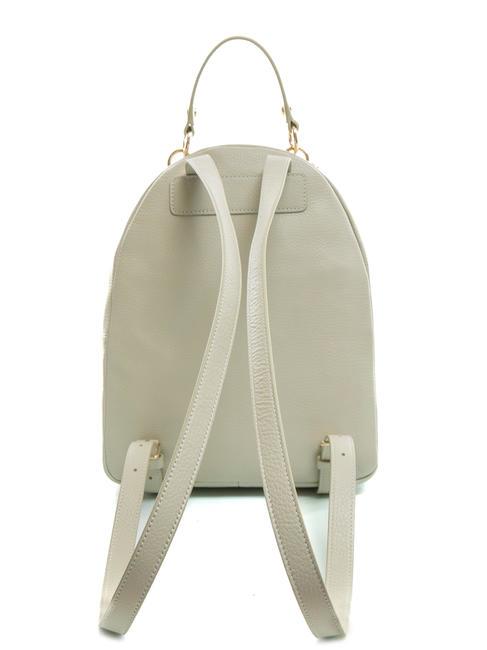 ALPHA Sac &agrave; dos en cuir textur&eacute; m&ucirc;re - Sacs pour Femme