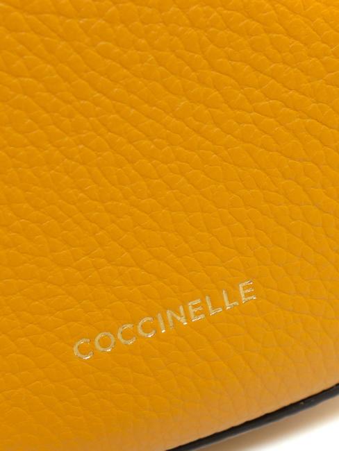 KALI Sac bandouli&egrave;re en cuir avec pochette r&eacute;sine - Sacs pour Femme