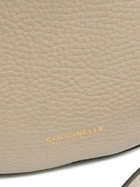 KALI Sac bandouli&egrave;re en cuir avec pochette rose poudr&eacute; - Sacs pour Femme