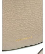 COCCINELLE KALI Sac bandouli&egrave;re en cuir avec pochette rose poudr&eacute; - Sacs pour Femme - 6