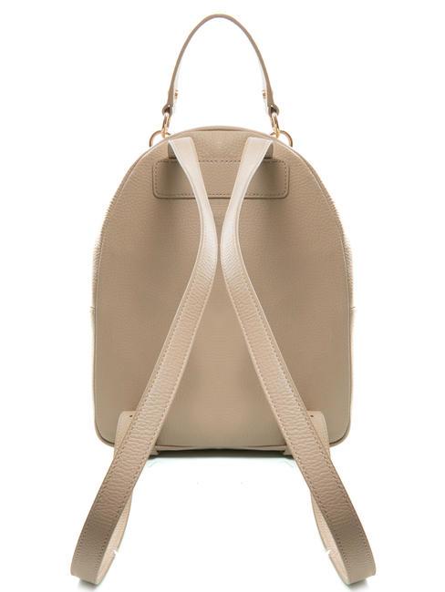 ALPHA Sac &agrave; dos en cuir textur&eacute; rose poudr&eacute; - Sacs pour Femme