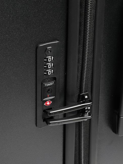 QUADRIX Chariot &agrave; roulettes moyen NOIR - Valises Rigides