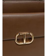 TWINSET MADAME Sac shopping avec bandouli&egrave;req chocolat - Sacs pour Femme - 3