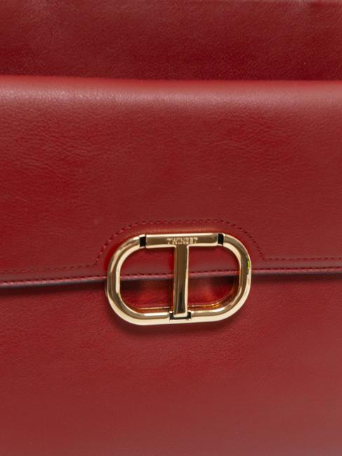 MADAME Sac shopping avec bandouli&egrave;req rouge vif - Sacs pour Femme