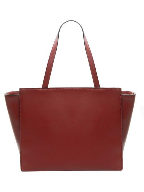 MADAME Sac shopping avec bandouli&egrave;req rouge vif - Sacs pour Femme
