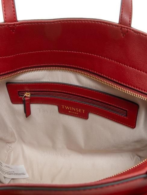 MADAME Sac shopping avec bandouli&egrave;req rouge vif - Sacs pour Femme