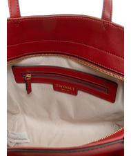 TWINSET MADAME Sac shopping avec bandouli&egrave;req rouge vif - Sacs pour Femme - 5