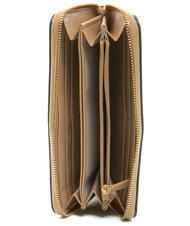 TWINSET T OVAL Portefeuille zipp&eacute; brun noix de p&eacute;can - Portefeuilles Femme - 2