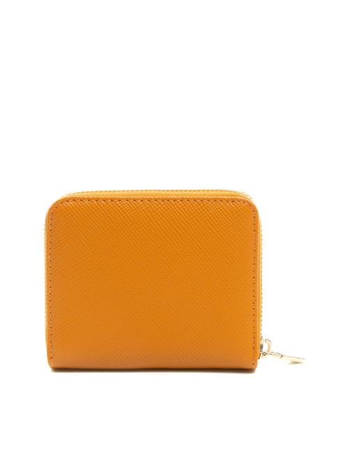 LAUREL Petit portefeuille zipp&eacute; citrouille - Portefeuilles Femme
