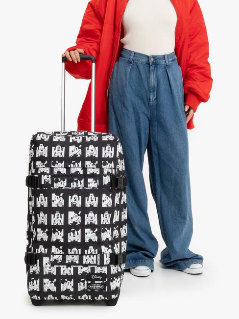TRANSIT'R M x DISNEY 100 Chariot de taille moyenne visages de Mickey - Valises Semi-rigides