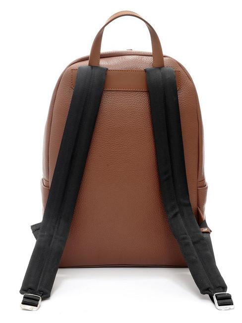 TOURIST Sac &agrave; dos PC 15", en cuir marron - Sacs &agrave; dos pour ordinateur portable