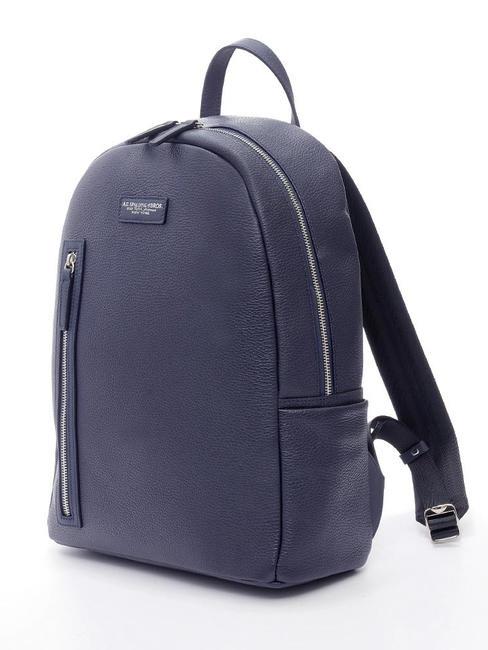 TOURIST Sac &agrave; dos PC 15", en cuir bleu - Sacs &agrave; dos pour ordinateur portable