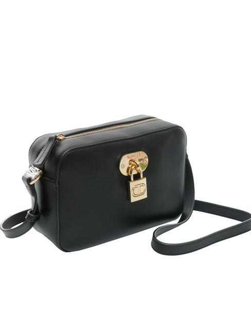 T LOCK Sac d'&eacute;paule noir - Sacs pour Femme
