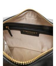 TWINSET T LOCK Sac d'&eacute;paule noir - Sacs pour Femme - 5