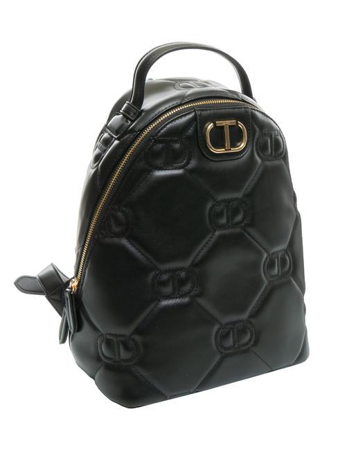 LOGO QUILTED Sac &agrave; dos noir - Sacs pour Femme