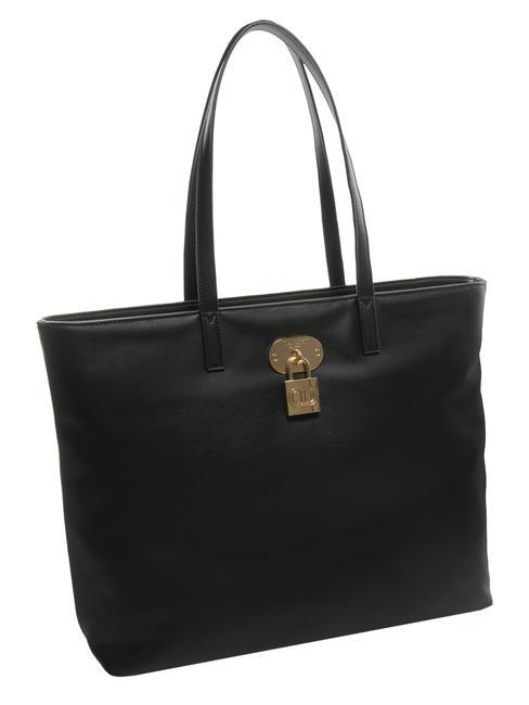 T LOCK Sac d'&eacute;paule noir - Sacs pour Femme