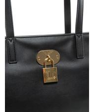 TWINSET T LOCK Sac d'&eacute;paule noir - Sacs pour Femme - 3