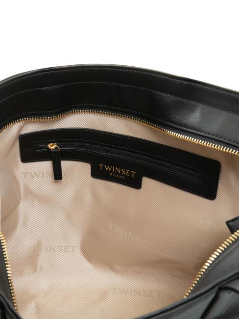 T LOCK Sac d'&eacute;paule noir - Sacs pour Femme