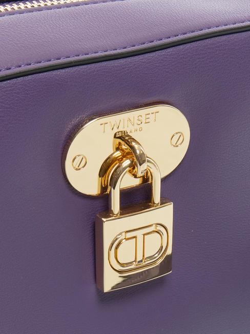 T LOCK Sac d'&eacute;paule violet - Sacs pour Femme