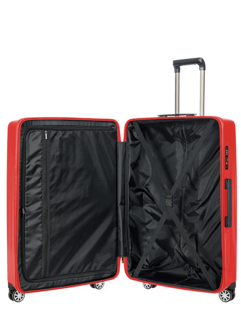 CERVIA Ensemble chariot 3 cabines + moyen + grand rouge - Ensemble Valises