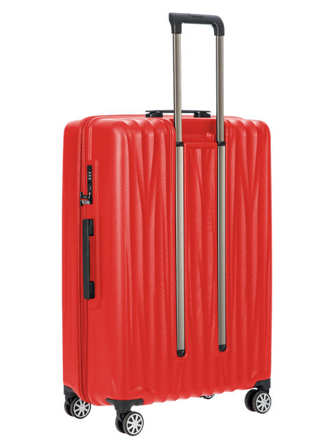 CERVIA Ensemble chariot 3 cabines + moyen + grand rouge - Ensemble Valises