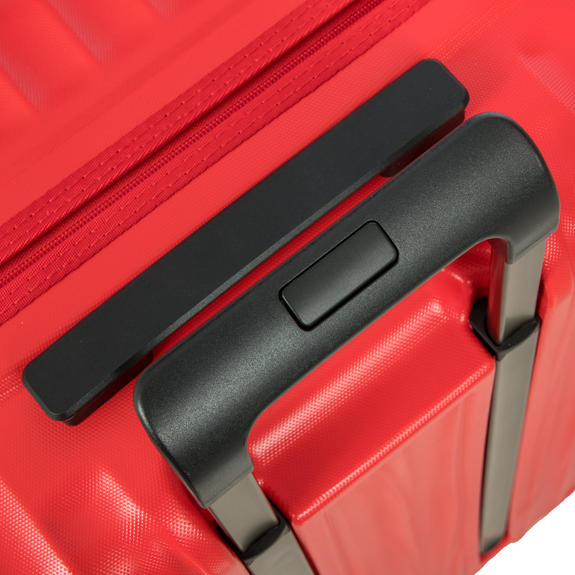 CERVIA Ensemble chariot 3 cabines + moyen + grand rouge - Ensemble Valises