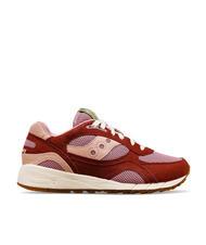 SAUCONY SHADOW 6000 Baskets Bourgogne - Chaussures unisexe - 2