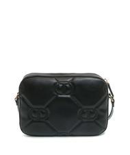 TWINSET LOGO MATELASSE Petit sac bandouli&egrave;re noir - Sacs pour Femme - 3