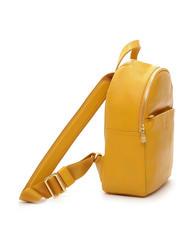 SPALDING TIFFANY Petit sac &agrave; dos en cuir moutarde - Sacs pour Femme - 3