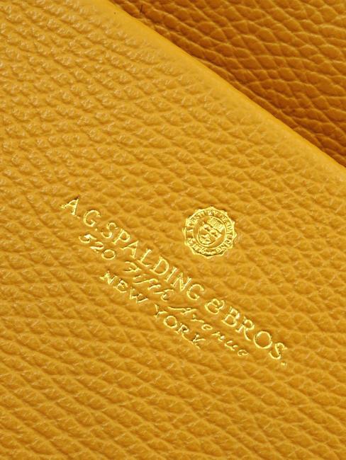 TIFFANY Petit sac &agrave; dos en cuir moutarde - Sacs pour Femme